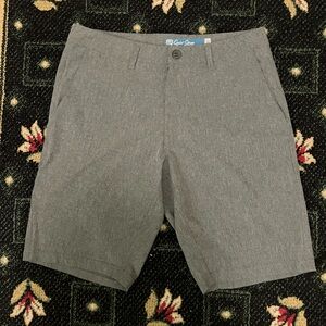 QUIET STORM Range 20” Hybrid Shorts Charcoal Gray Mens 30 Submersible Grey
